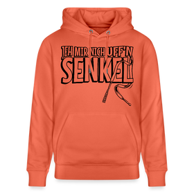 JEH MIR NICH UFFN SENKEL-Unisex Bio-Hoodie - Hellrot
