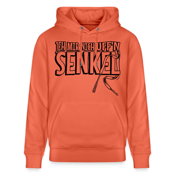 JEH MIR NICH UFFN SENKEL-Unisex Bio-Hoodie - Hellrot