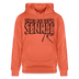 JEH MIR NICH UFFN SENKEL-Unisex Bio-Hoodie - Hellrot