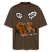 Berliner Bär Shirt mit Berliner Schnauze-WATN? NÜSCHT-Oversized Unisex Bio T-Shirt - Dunkelbraun