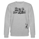 ICK BIN DA - Unisex Bio-Sweatshirt - Grau meliert