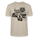 ICK LACH MIR N AST - Schmal geschnittenes Bio-Unisex-T-Shirt mit Berliner Bär - Beige