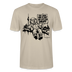 ICK LACH MIR N AST - Schmal geschnittenes Bio-Unisex-T-Shirt mit Berliner Bär - Beige