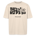 MACH N KOPP ZU-Unisex Oversize Bio-T-Shirt - Naturweiß