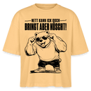 Berliner Bär mit Berliner Spruch-NETT KANN ICK OOCH-Frauen Boxy Bio-T-Shirt - Mispel