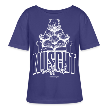 NÜSCHT MUSS ICK-Berlin Shirt-Rundhals Frauen Bio-T-Shirt - Dämmerung