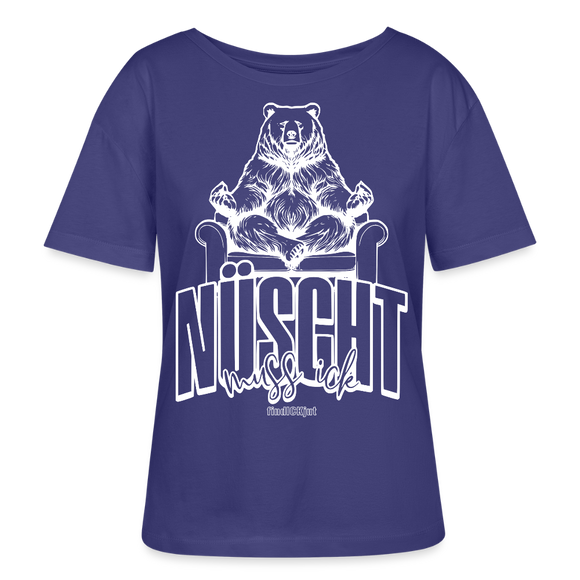 NÜSCHT MUSS ICK-Berlin Shirt-Rundhals Frauen Bio-T-Shirt - Dämmerung