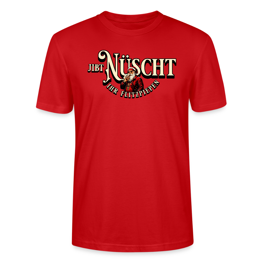 JIBT NÜSCHT IHR FLITZPIEPEN - Unisex Bio T-Shirt - Rot