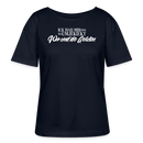 WIR SIND DIE GEILSTEN mit Berliner Schnauze-Rundhals Frauen Bio-T-Shirt - Navy