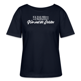WIR SIND DIE GEILSTEN mit Berliner Schnauze-Rundhals Frauen Bio-T-Shirt - Navy