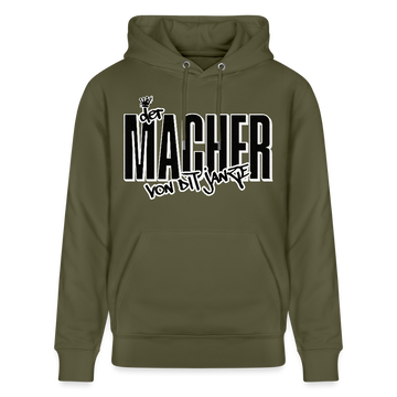DER MACHER VON DIT JANZE - Unisex Bio-Hoodie - Khaki Grün