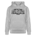 Berliner Spruch-FISIMATENTEN-Unisex Bio-Hoodie - Grau meliert