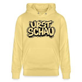 Ostalgie-Unisex Bio-Hoodie-URST SCHAU - Gelb Viva 