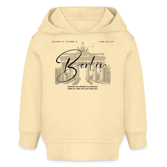 BERLIN-Bio Hoodie BABY - Creme