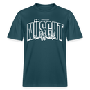 Berlin Shirt mit Schnauze-NÜSCHT-Relaxed Fit Unisex Bio - Dunkles Petrol