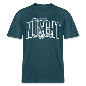 Berlin Shirt mit Schnauze-NÜSCHT-Relaxed Fit Unisex Bio - Dunkles Petrol