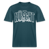 Berlin Shirt mit Schnauze-NÜSCHT-Relaxed Fit Unisex Bio - Dunkles Petrol