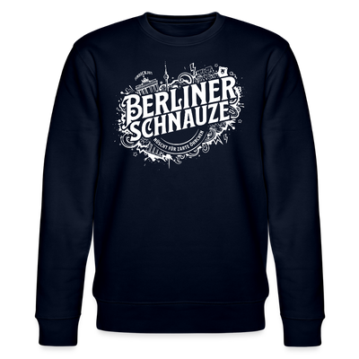 BERLINER SCHNAUZE-Unisex Bio-Sweatshirt II - Navy
