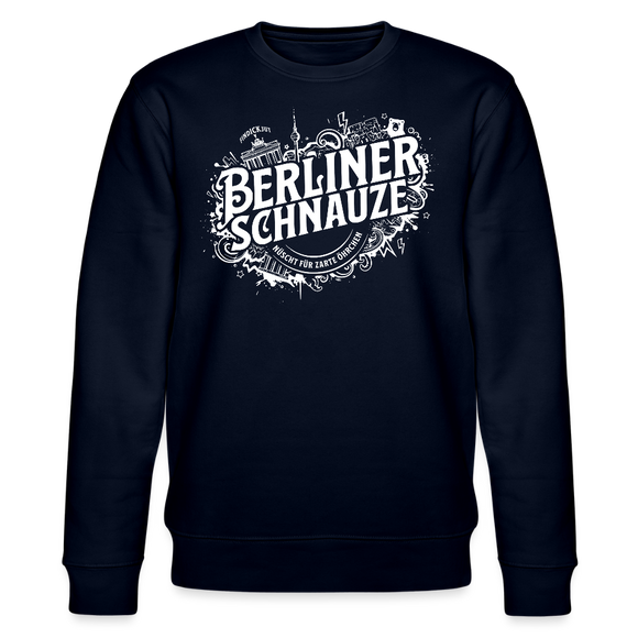 BERLINER SCHNAUZE-Unisex Bio-Sweatshirt II - Navy