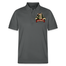 JIBT NÜSCHT zu WEihnachten-Unisex Bio-Poloshirt - Anthrazit