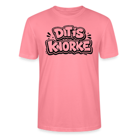 DIT IS KNORKE-Unisex T-Shirt Bio mit Berliner Spruch - Pink 