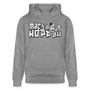 MACH'N KOPP ZU-Unisex Bio-Hoodie II - Hellgrau marmoriert