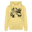 Berlin Souvenir mit Berliner Schnauze-MACH HINNE-Unisex Bio-Hoodie - Gelb Viva 