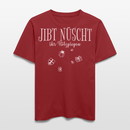 JIBT NÜSCHT - Relaxed Fit Unisex Bio-T-Shirt - Erdrot