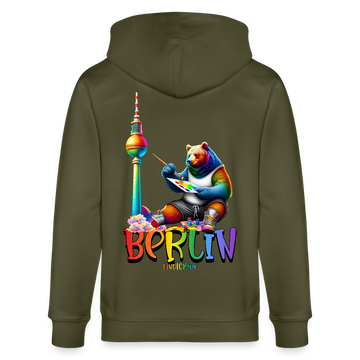 CSD BERLIN-Unisex Bio-Kapuzenjacke - Khaki