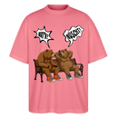 Berliner Bär Shirt mit Berliner Schnauze-WATN? NÜSCHT-Oversized Unisex Bio T-Shirt - Pink 