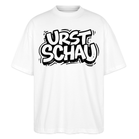 Ostalgie-Oversized Unisex Bio T-Shirt-URST SCHAU - Weiß