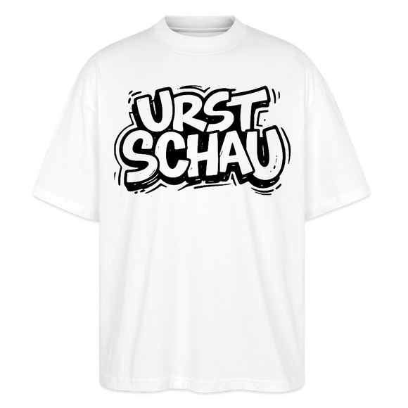 Ostalgie-Oversized Unisex Bio T-Shirt-URST SCHAU - Weiß