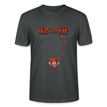 ICK LIEBE DIR-Unisex T-Shirt BIO - Anthrazit