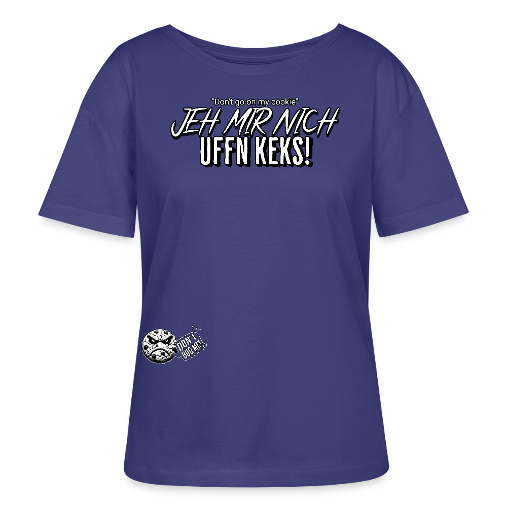 JEH MIR NICH UFFN KEKS-Rundhals Frauen Bio-T-Shirt - Dämmerung