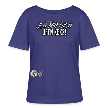 JEH MIR NICH UFFN KEKS-Rundhals Frauen Bio-T-Shirt - Dämmerung