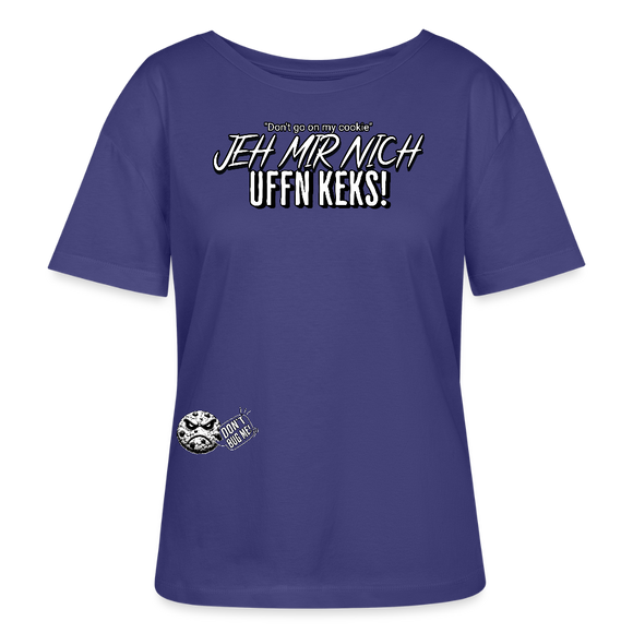 JEH MIR NICH UFFN KEKS-Rundhals Frauen Bio-T-Shirt - Dämmerung