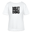 DOLLET DING-Rundhals Frauen Bio-T-Shirt - Weiß