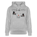 BERLINER KNORKE-Unisex Bio-Hoodie - Grau meliert