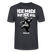 ICK MACH WAT ICK WILL-Unisex T-Shirt BIO IV - Dunkles Graublau