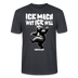 ICK MACH WAT ICK WILL-Unisex T-Shirt BIO IV - Dunkles Graublau