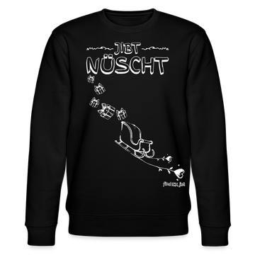 Weihnachten in Berlin25-JIBT NÜSCHT-Unisex Bio-Sweatshirt II - Schwarz