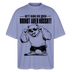 Berliner Bär Shirt-NETT KANN ICK OOCH-Oversized Unisex Bio T-Shirt - Violett