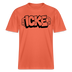 ICKE- RELAXED FIT Unisex Organic T-Shirt mit Berliner Schnauze - Hellrot