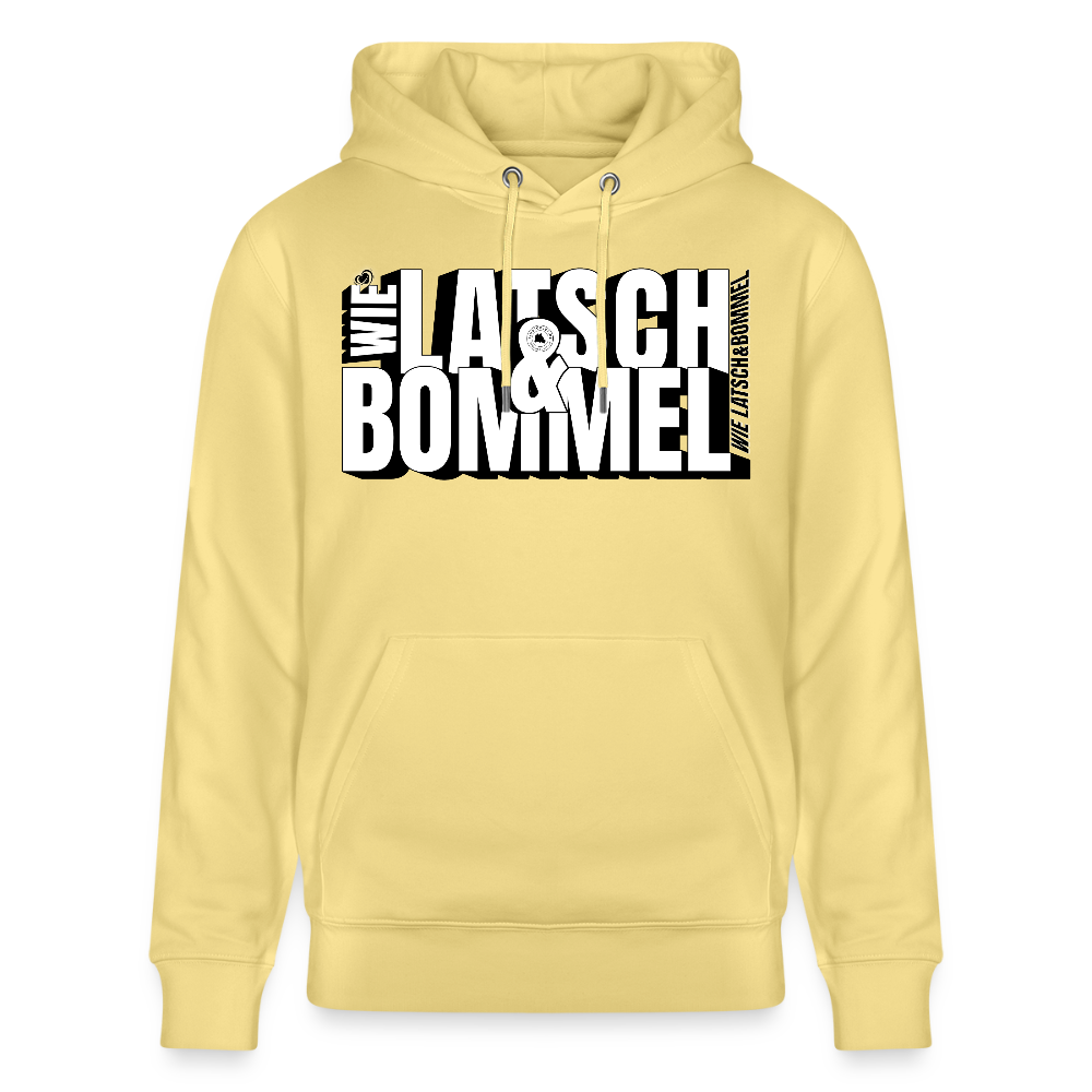 WIE LATSCH UND BOMMEL - Unisex Bio-Hoodie - Gelb Viva 