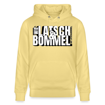 WIE LATSCH UND BOMMEL - Unisex Bio-Hoodie - Gelb Viva 