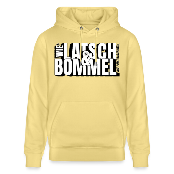 WIE LATSCH UND BOMMEL - Unisex Bio-Hoodie - Gelb Viva 