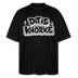 DIT IS KNORKE-Oversized Unisex Bio T-Shirt mit echt Berliner Schnauze - Schwarz
