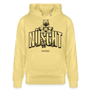 NÜSCHT MUSS ICK 2025-Unisex Bio-Hoodie mit Berliner Schnauze - Gelb Viva 