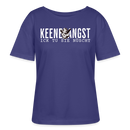 KEENE ANGST ICK TU SIE NÜSCHT-Rundhals Frauen Bio-T-Shirt II - Dämmerung