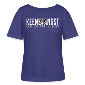 KEENE ANGST ICK TU SIE NÜSCHT-Rundhals Frauen Bio-T-Shirt II - Dämmerung